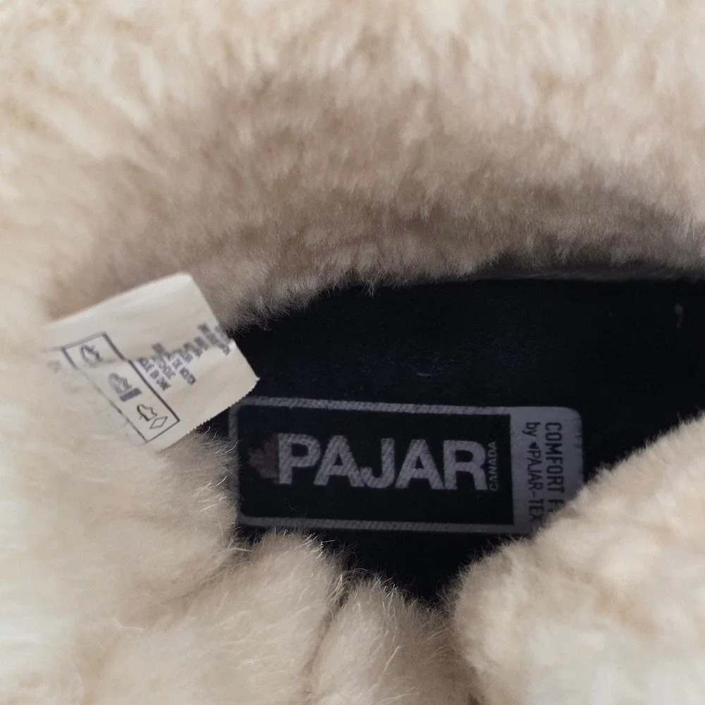 Pajar‎ Canada Janie 2.0 Waterproof Platform Shearling Boot Brown Sz 7 38
